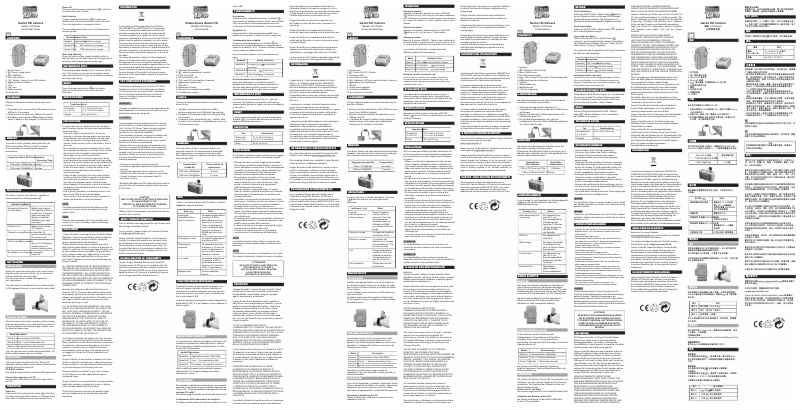 Page n°1 - Manuel utilisateur Oregon Scientific ATC Gecko
