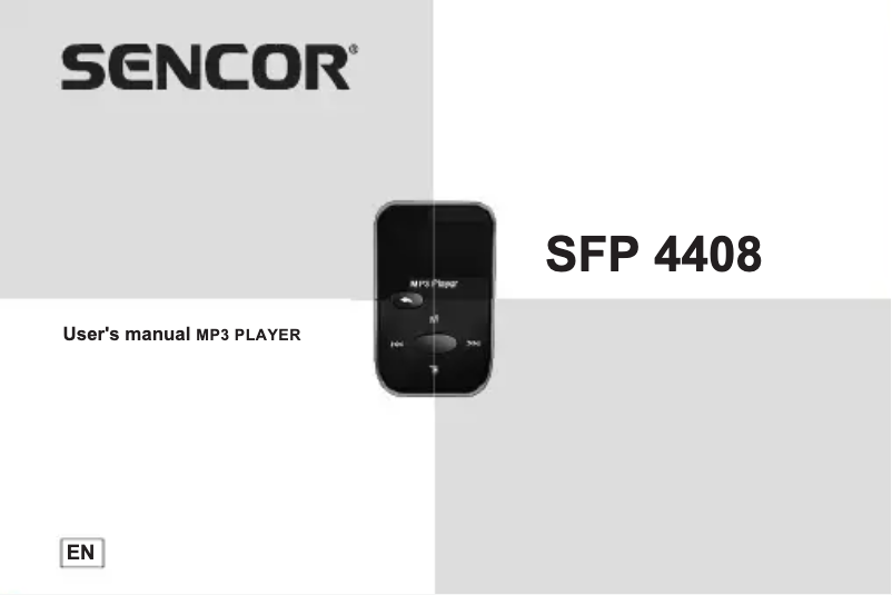 Page n°1 - Manuel utilisateur Sencor SFP 4408