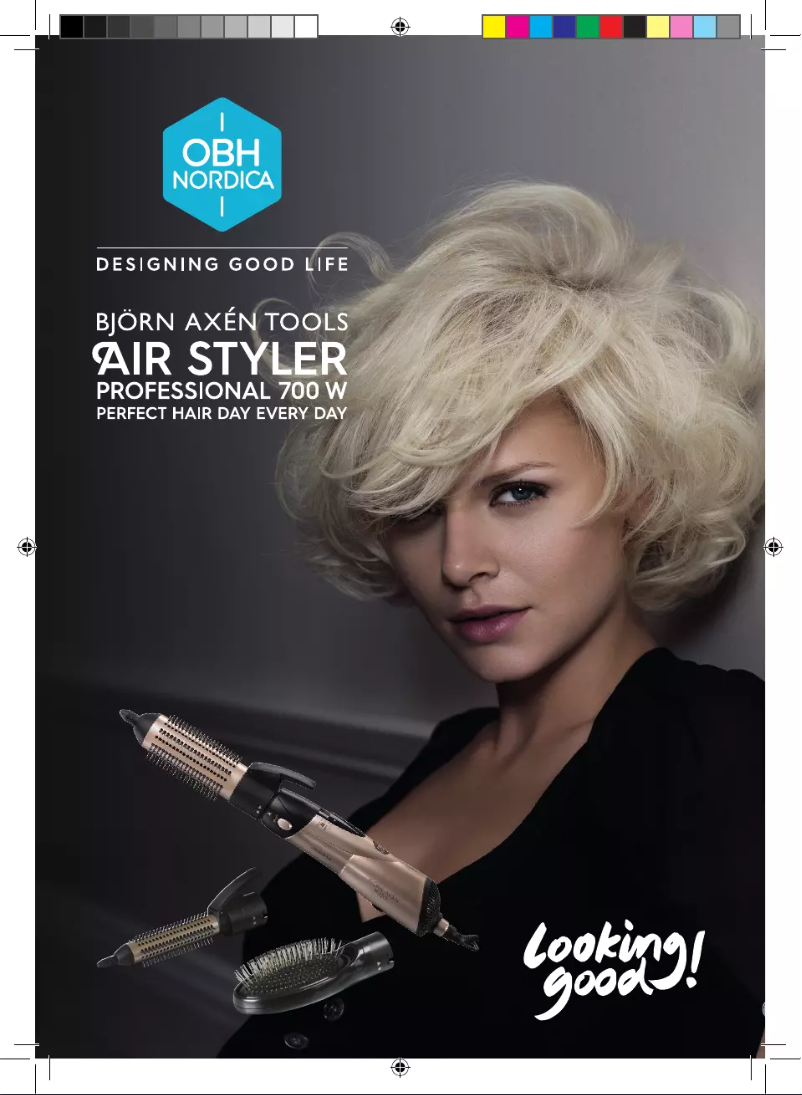 Image de la première page du manuel de l'appareil Bjorn Axen Air Styler Professional 700W 3586