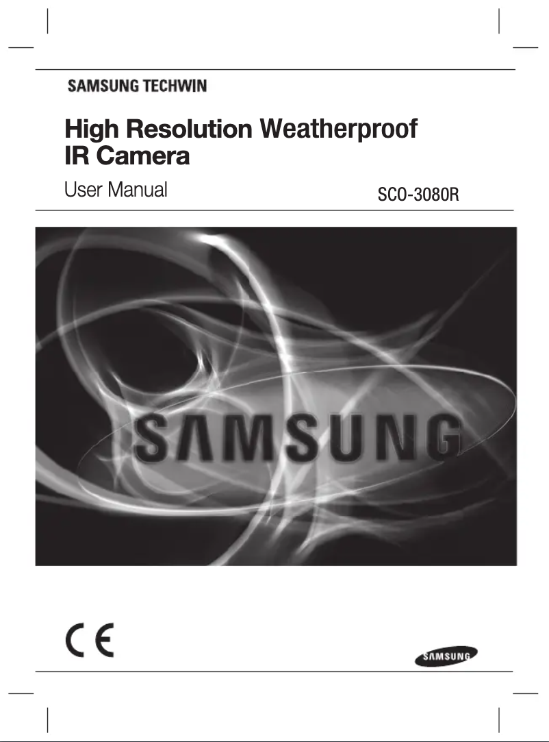 Page 1 de la notice Manuel utilisateur Samsung SCO-3080R