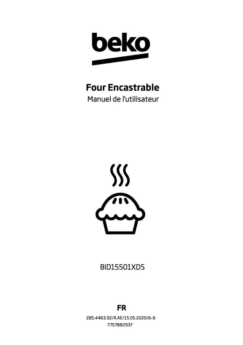 Image de la première page du manuel de l'appareil BID15501XDS