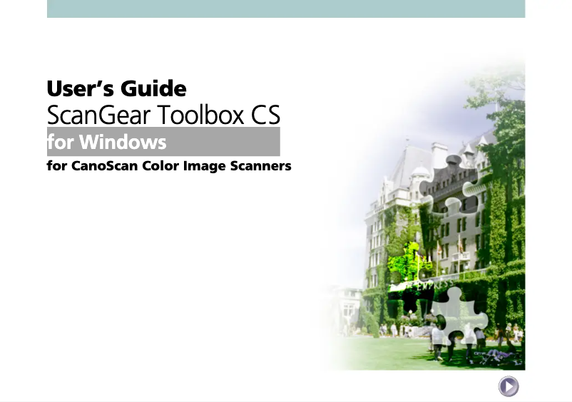 Image de la première page du manuel de l'appareil Canoscan FB 630P