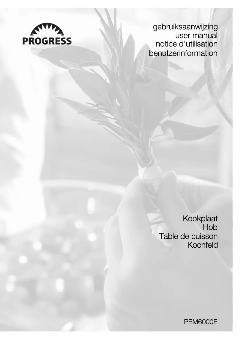 Página 1 del manual Manual de usuario Progress PEM6000E