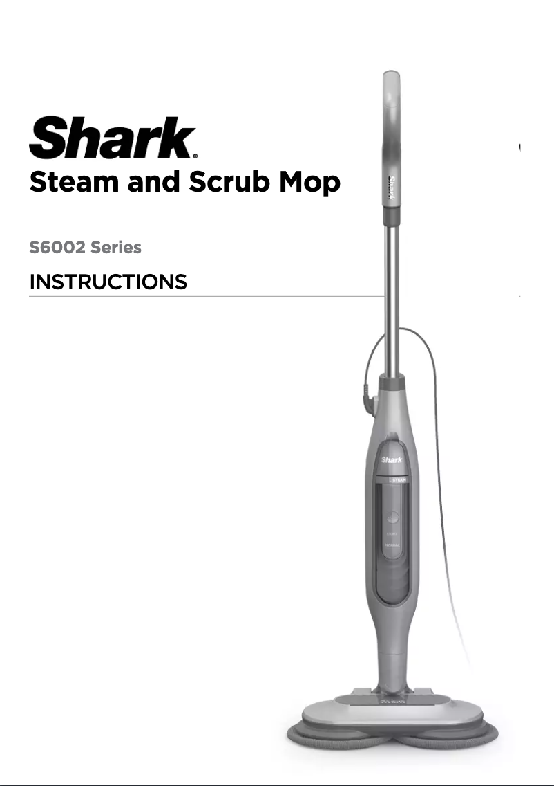 Page 1 de la notice Instructions / montage Shark Genius S6002