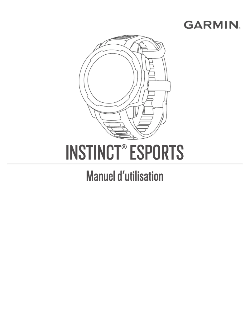 Página 1 del manual Manual de usuario Garmin Instinct Esports