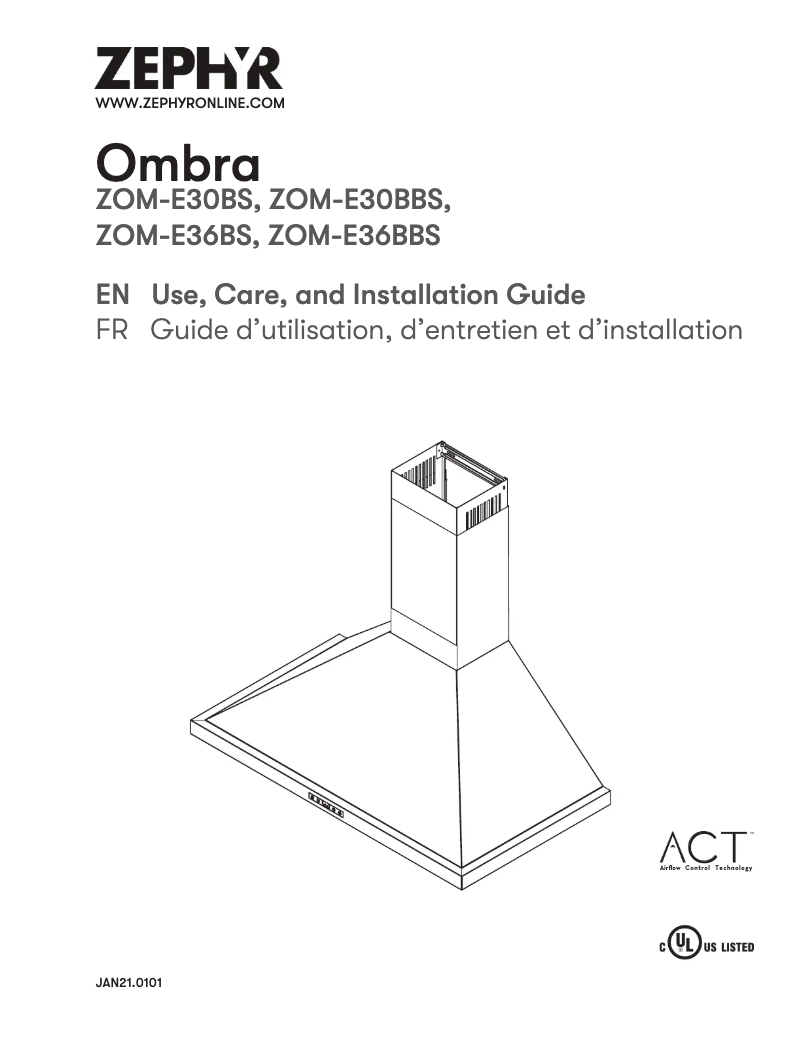 Image de la première page du manuel de l'appareil ZOM-E30BS