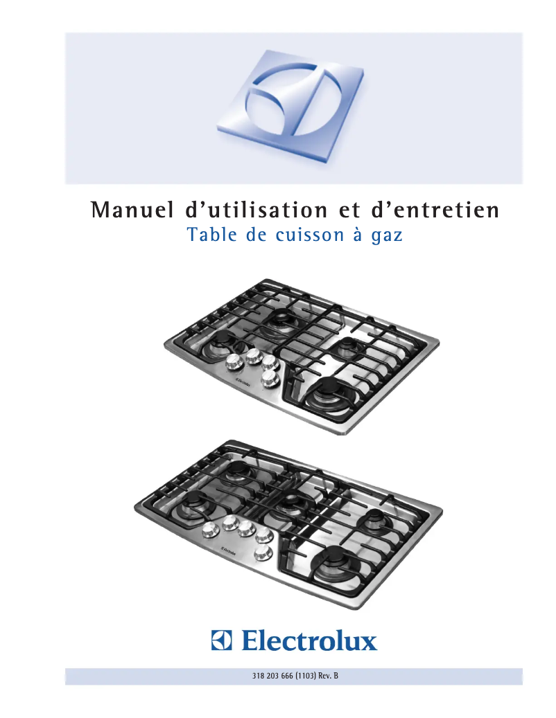 Page n°1 - Manuel utilisateur Electrolux EW30GC55GS