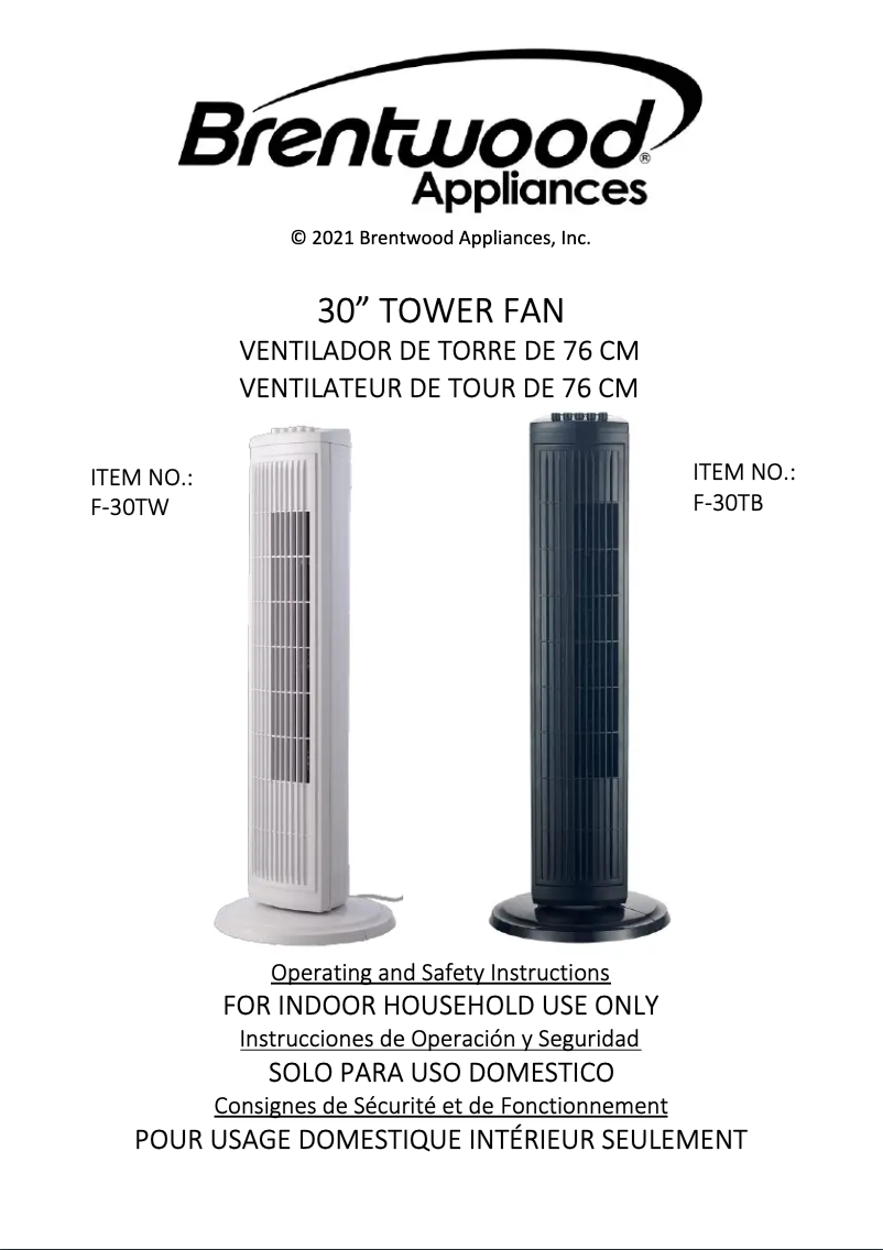 Página 1 del manual Manual de usuario Brentwood F-16SPW
