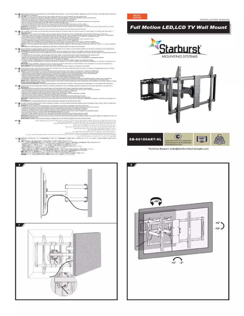 Image de la première page du manuel de l'appareil SB-60100WM