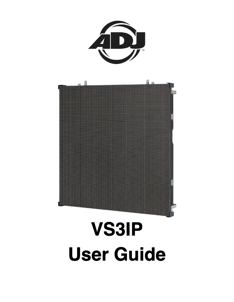 Page n°1 - Manuel utilisateur Adj VS3IP