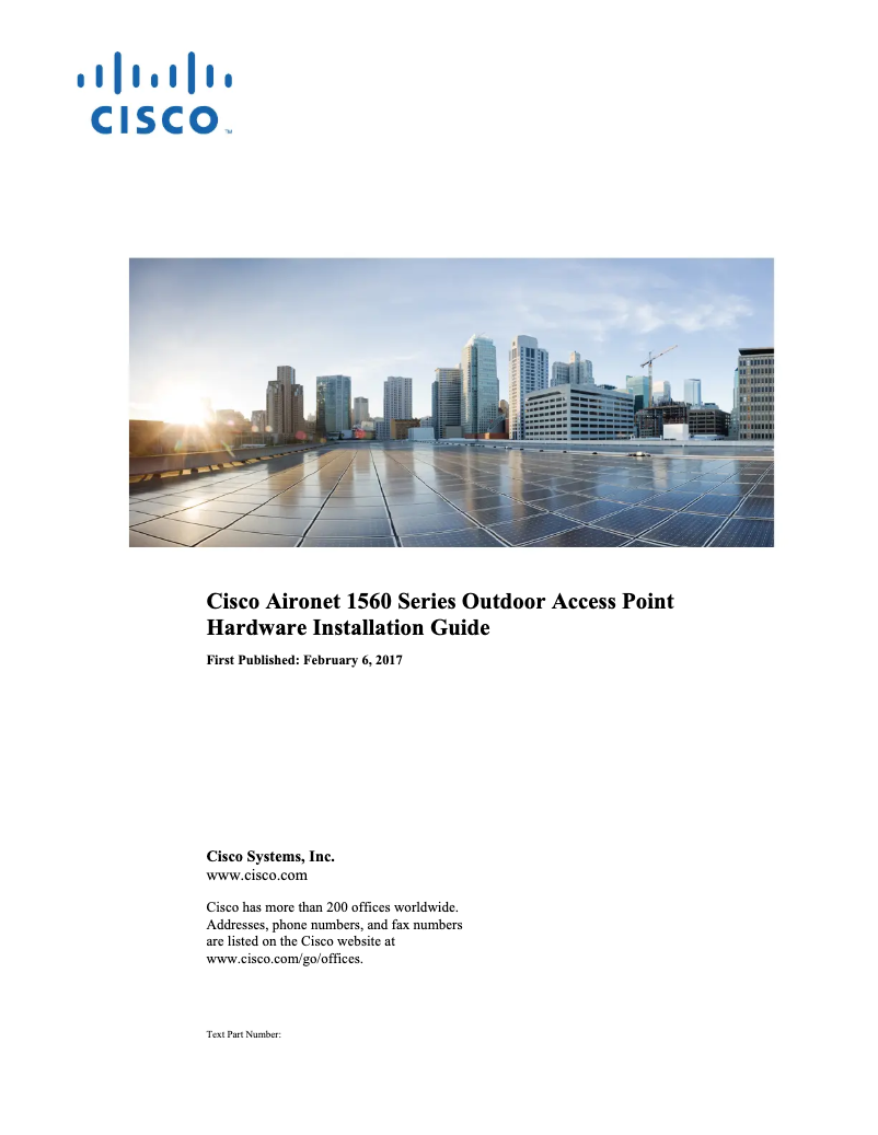 Page n°1 - Manuel utilisateur Cisco Aironet 1562D
