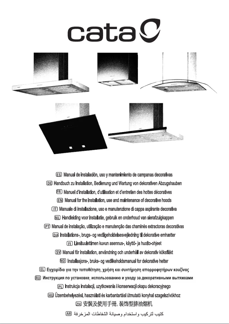 Page 1 de la notice Manuel utilisateur CATA G 50 LUX GBK