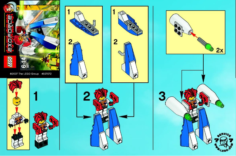 Page 1 de la notice Manuel utilisateur Lego White Flyer