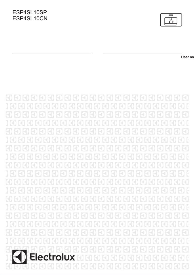 Page 1 de la notice Manuel utilisateur Electrolux ESP4SL10CN