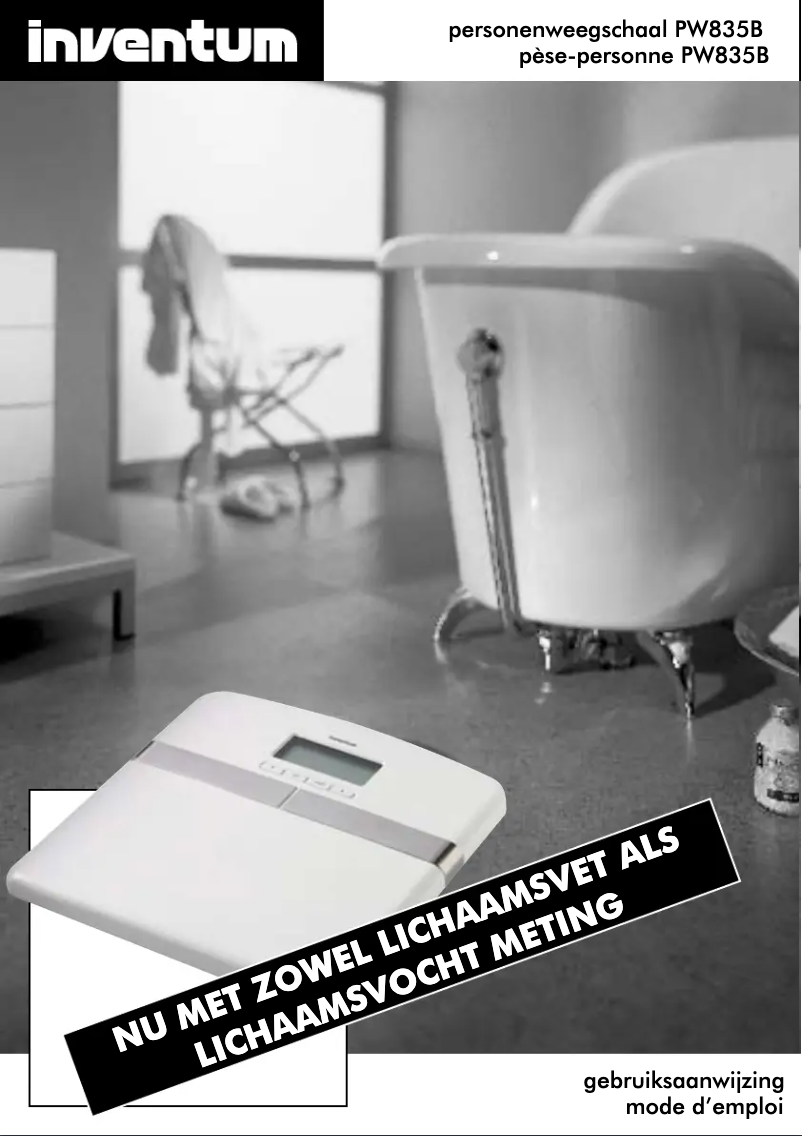 Image de la première page du manuel de l'appareil PW835B