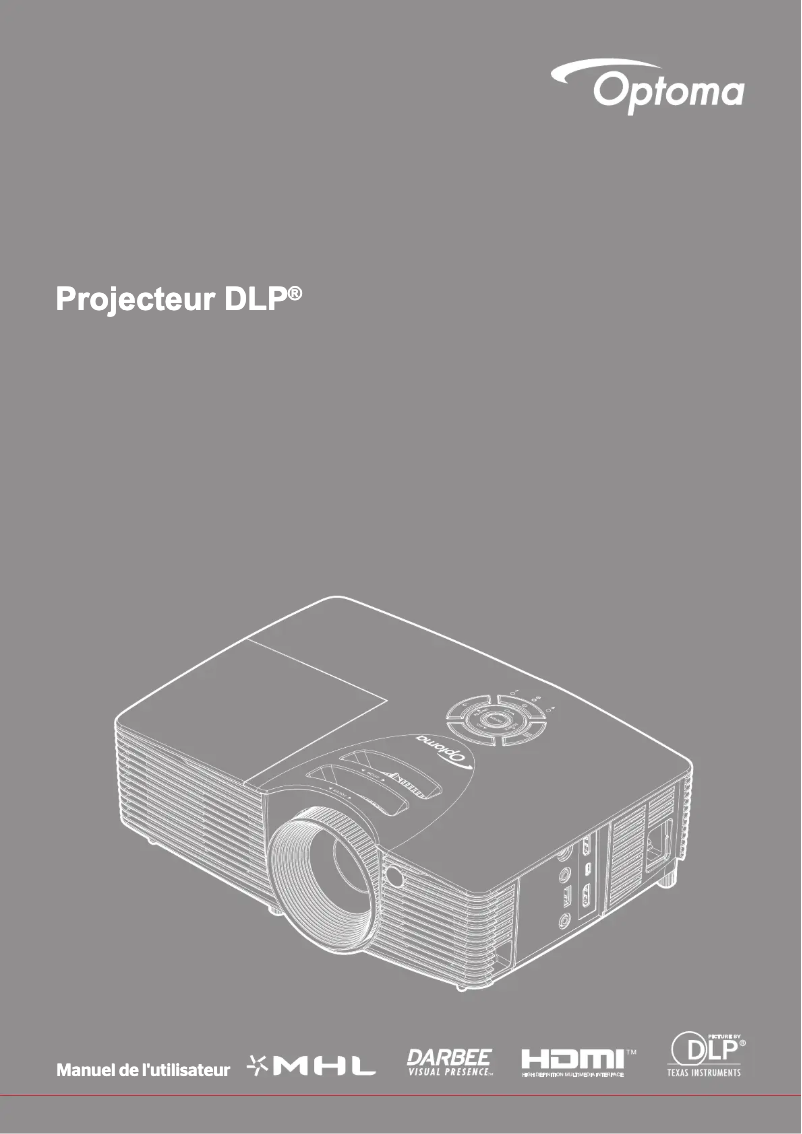 Page n°1 - Manuel utilisateur Optoma HD28DSE