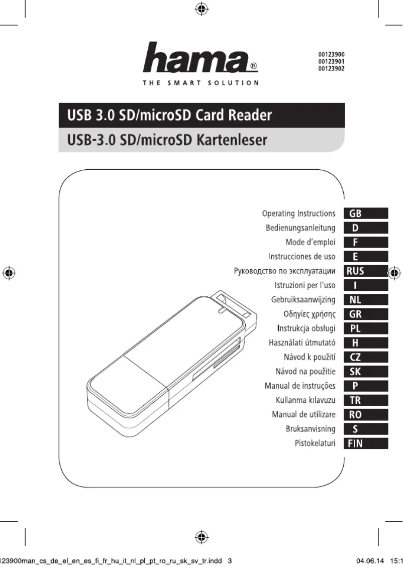 Image de la première page du manuel de l'appareil 123902