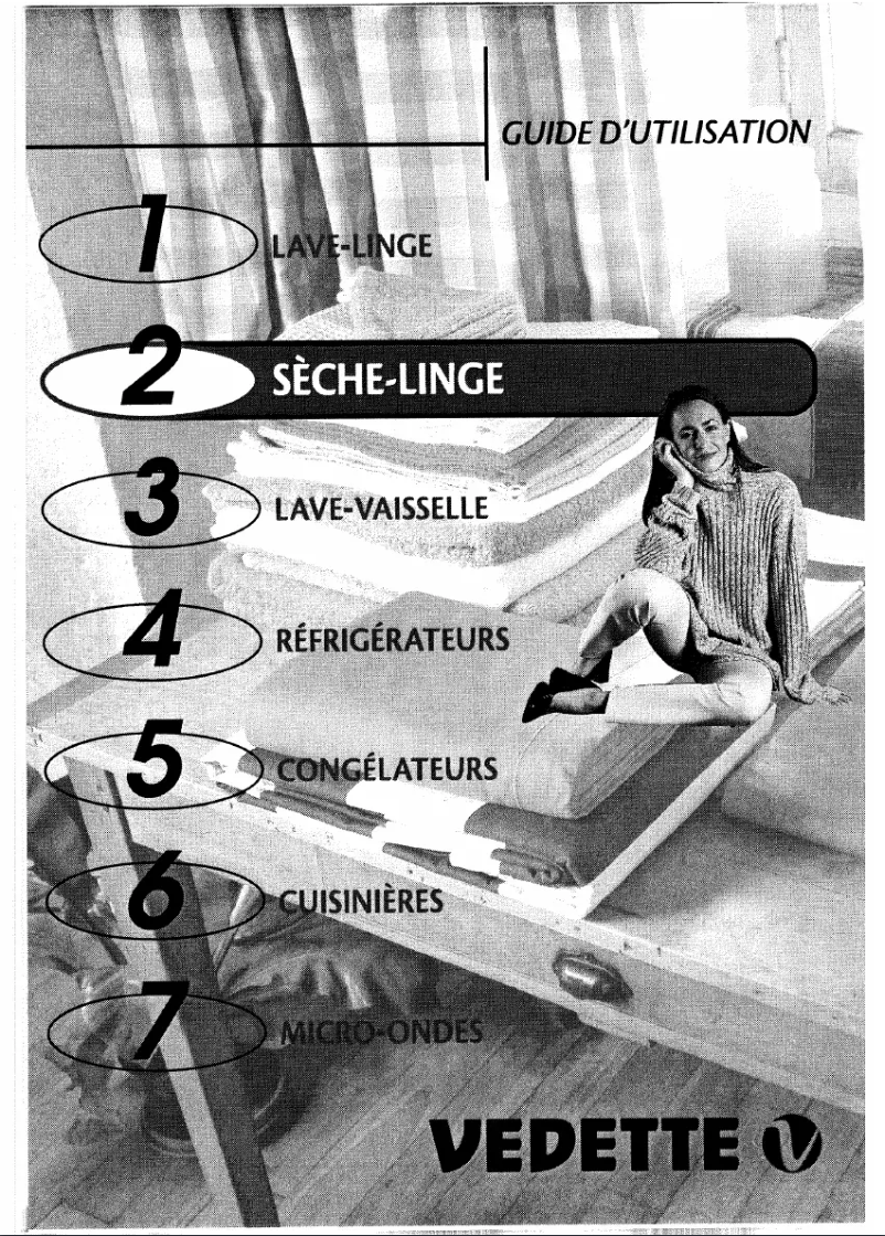 Page 1 de la notice Manuel utilisateur Vedette EG14