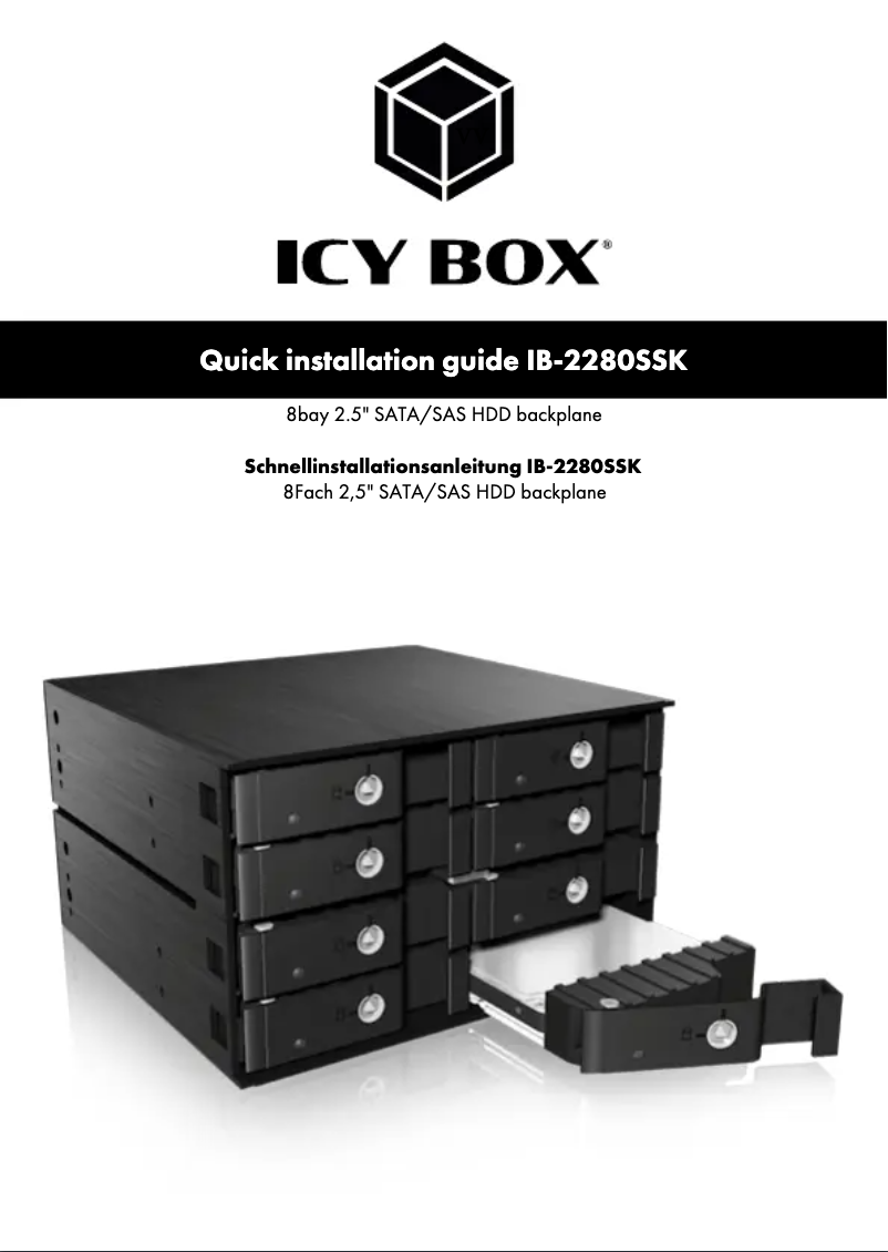 Page 1 de la notice Manuel utilisateur Icy Box Carrier IB-2280