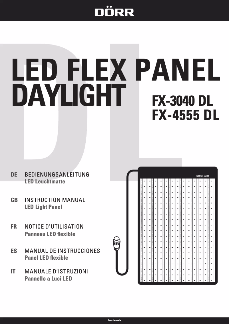 Page 1 de la notice Manuel utilisateur Dörr FX-4555 DL