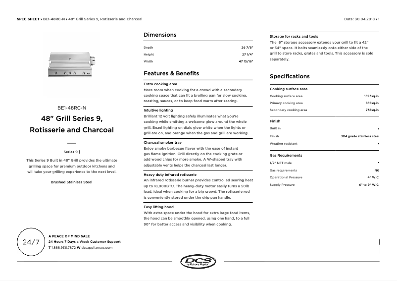 Image de la première page du manuel de l'appareil BE1-48RC-N