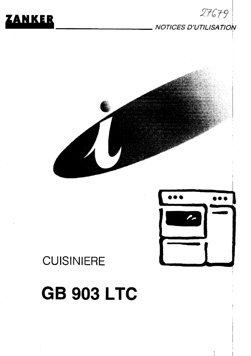 Image de la première page du manuel de l'appareil GB 903 LTC