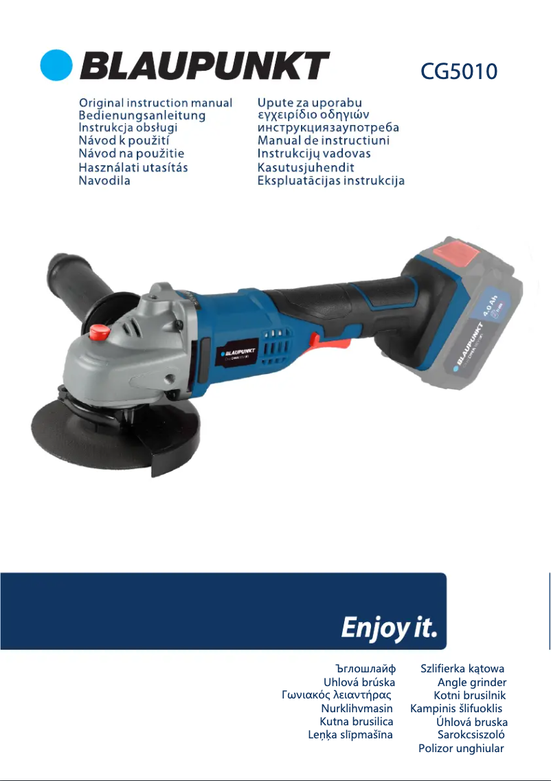 Page n°1 - Manuel utilisateur Blaupunkt CG5010