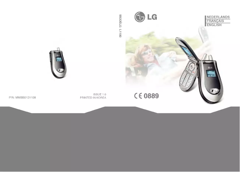 Page n°1 - Manuel utilisateur LG L1100