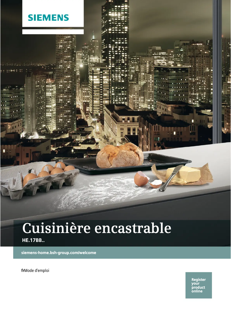 Image de la première page du manuel de l'appareil HE517BBS1