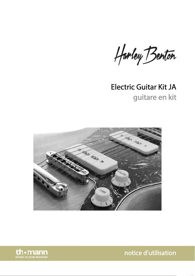 Image de la première page du manuel de l'appareil Electric Guitar Kit JA