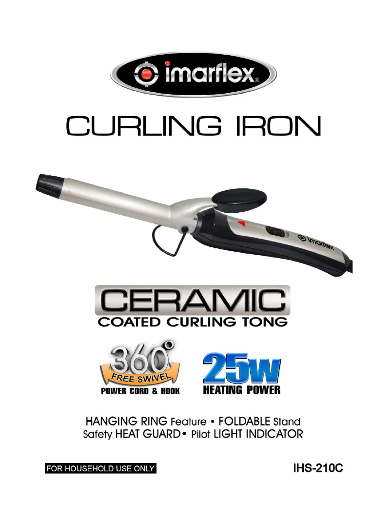 Page n°1 - Manuel utilisateur Imarflex IHS-210C