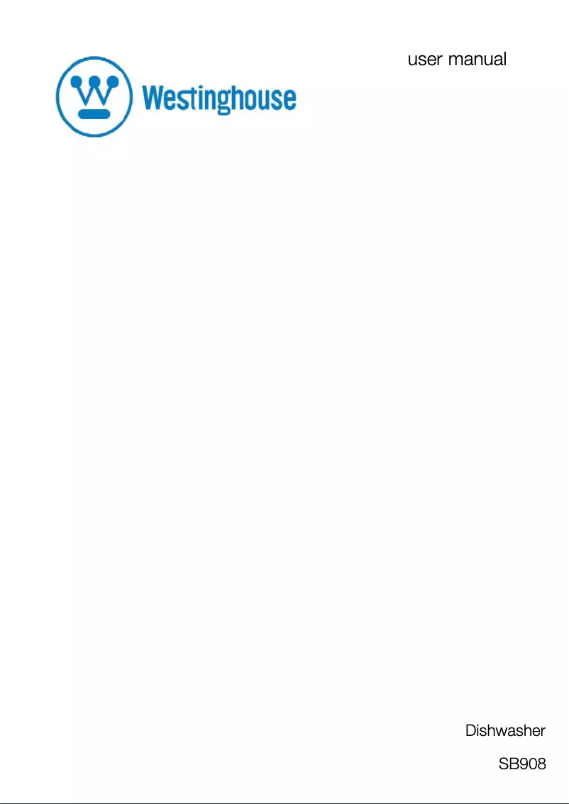 Page n°1 - Manuel utilisateur Westinghouse SB908WK