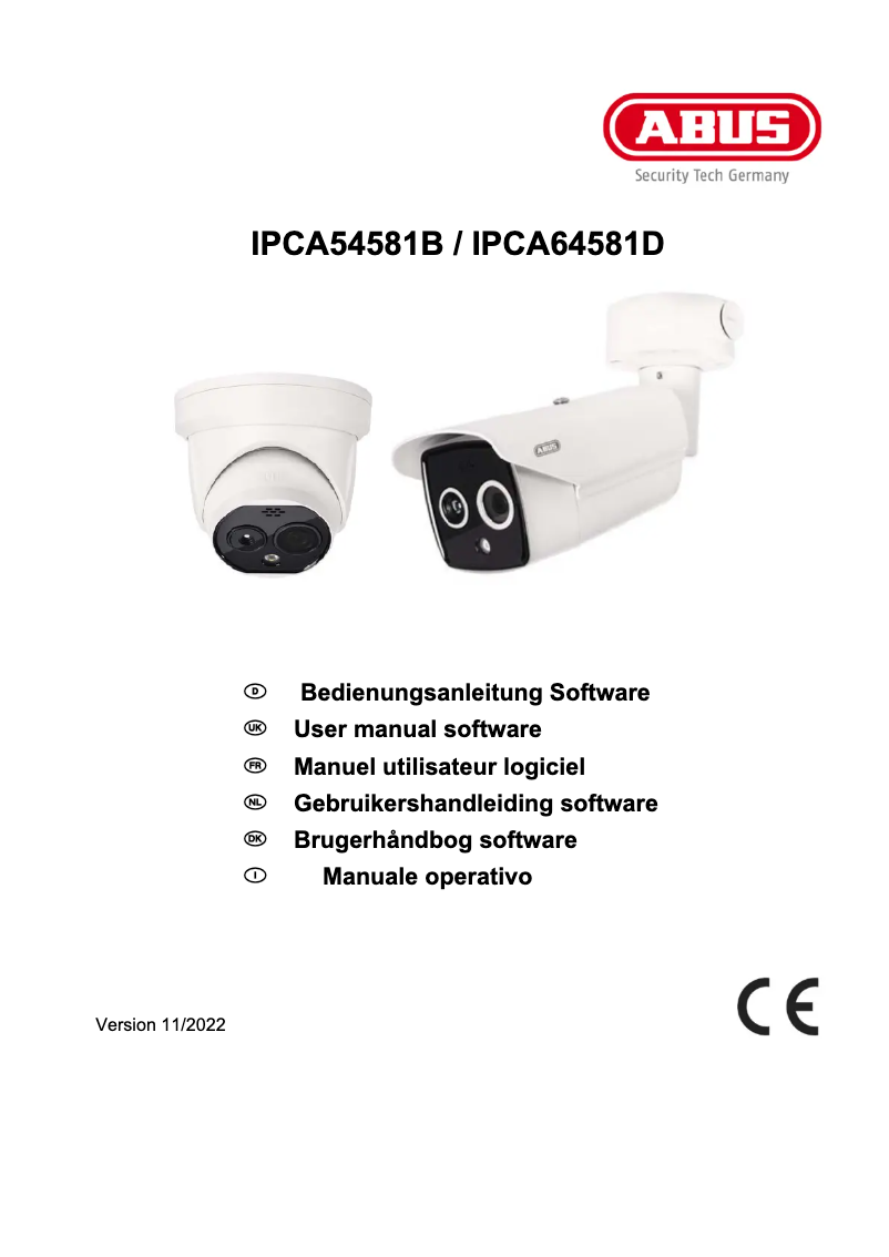 Page n°1 - Manuel utilisateur Abus IPCA64581D