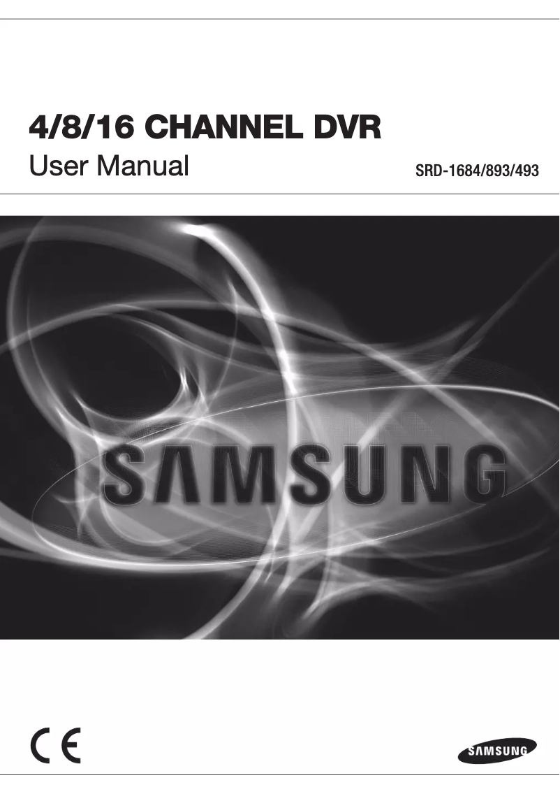 Page 1 de la notice Manuel utilisateur Hanwha SRD-893