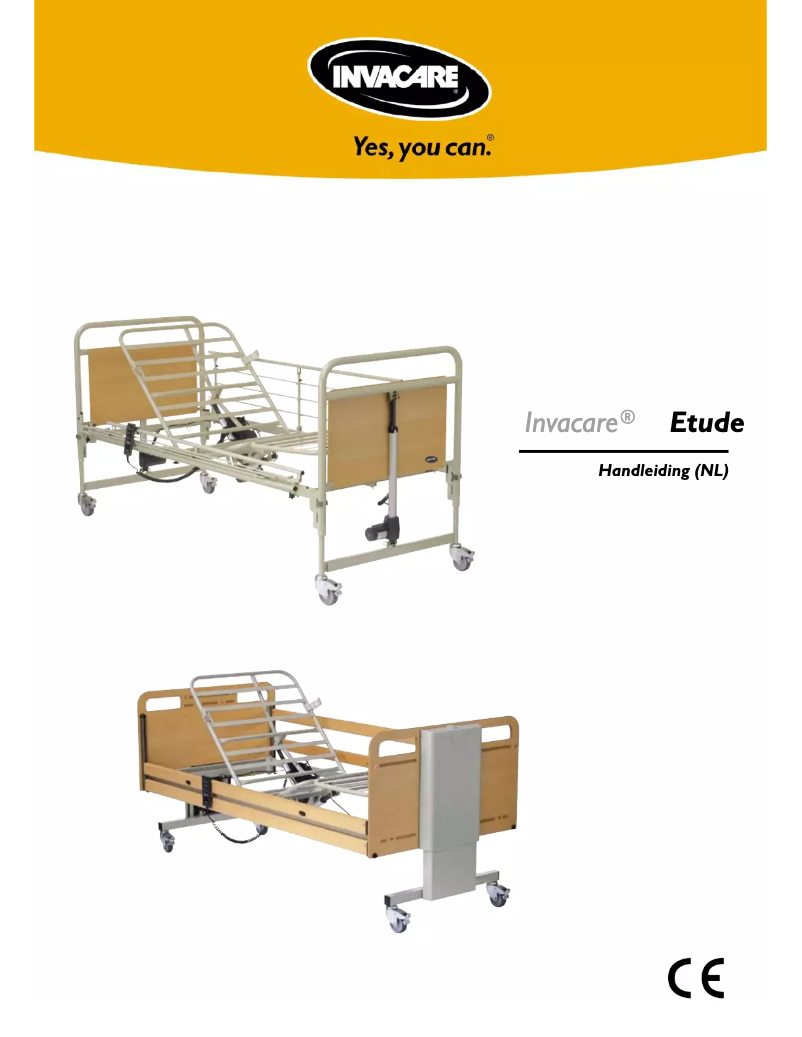 Page n°1 - Manuel utilisateur Invacare Etude Basic