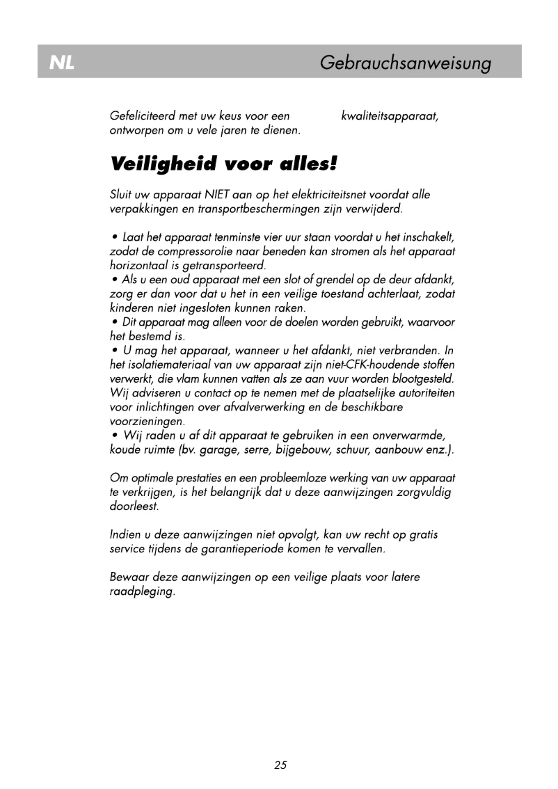 Page n°1 - Manuel utilisateur Beko LRN 2880