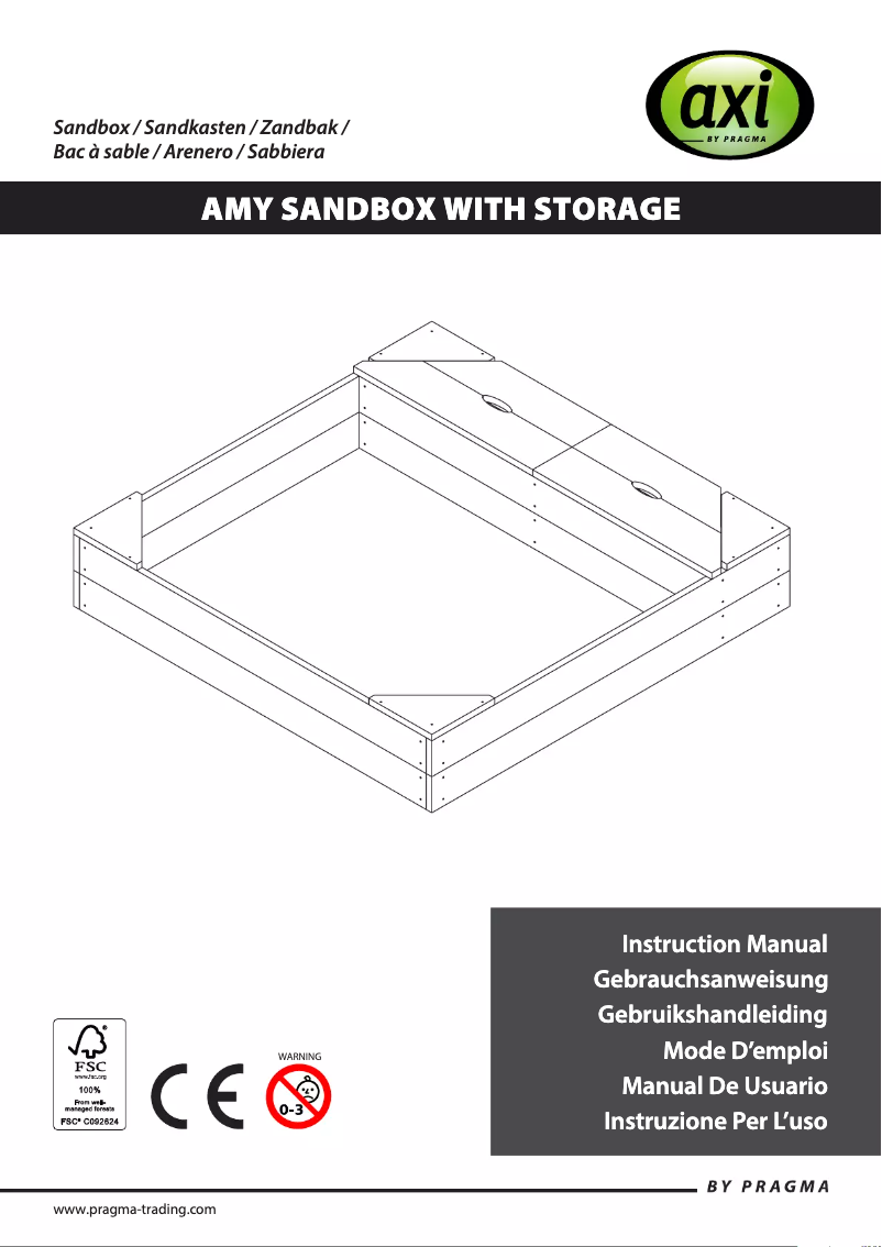 Page 1 de la notice Manuel utilisateur AXI Amy
