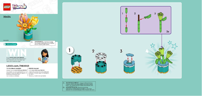 Page 1 de la notice Manuel utilisateur Lego Friends 30634