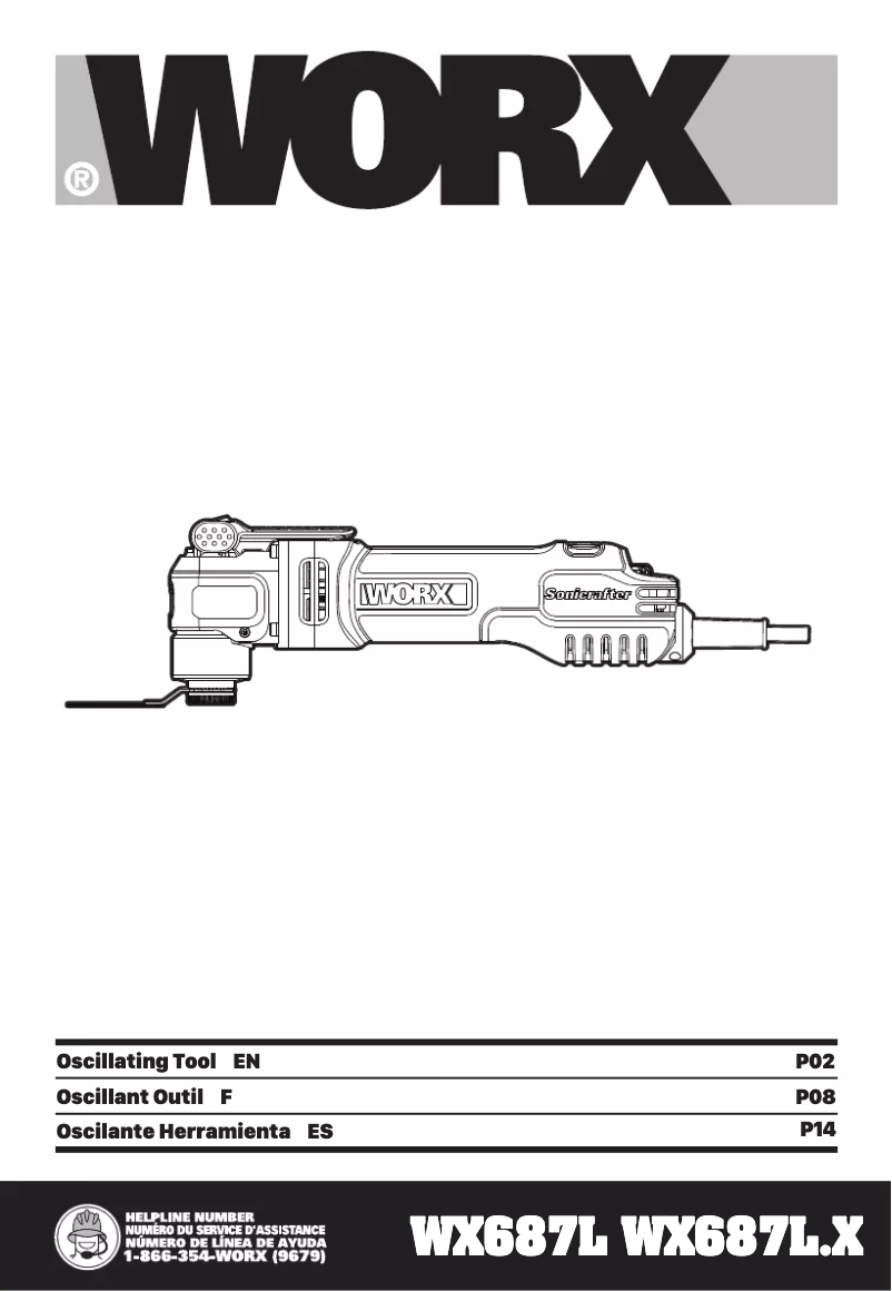 Image de la première page du manuel de l'appareil WX687L