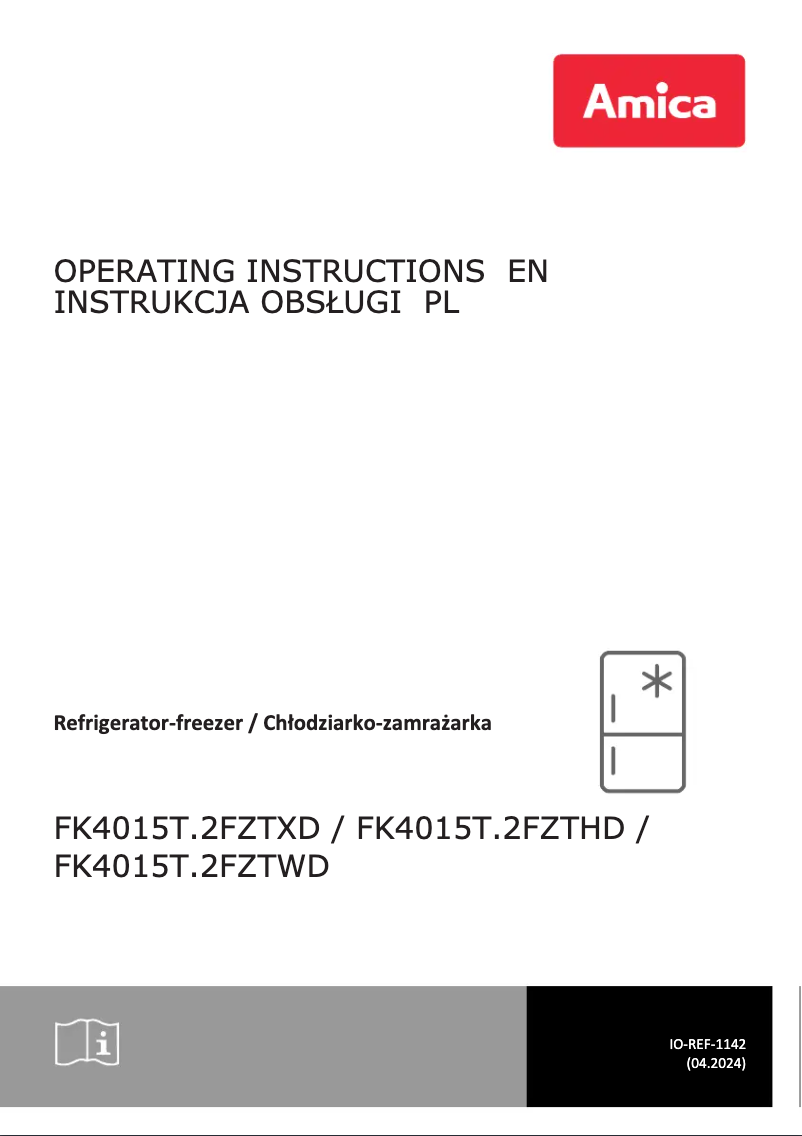 Image de la première page du manuel de l'appareil FK4015T.2FZTWD