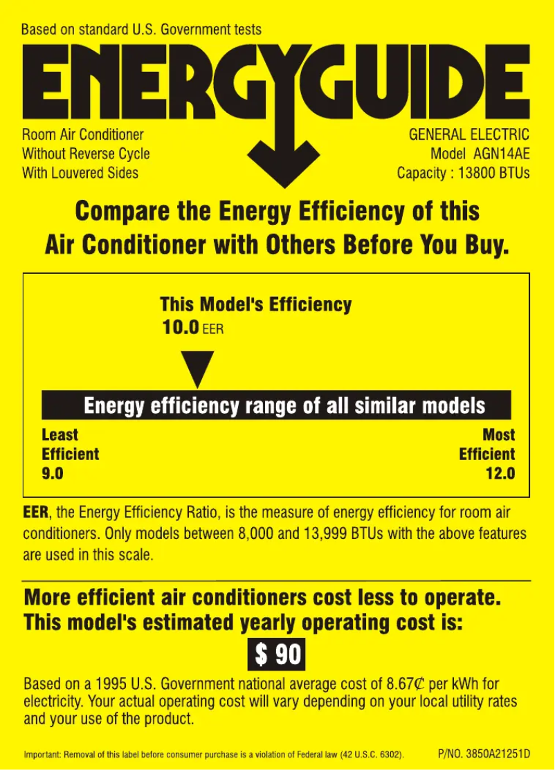 Image de la première page du manuel de l'appareil AGN14AE
