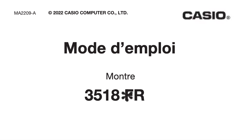 Image de la première page du manuel de l'appareil Vintage A159WA-N1