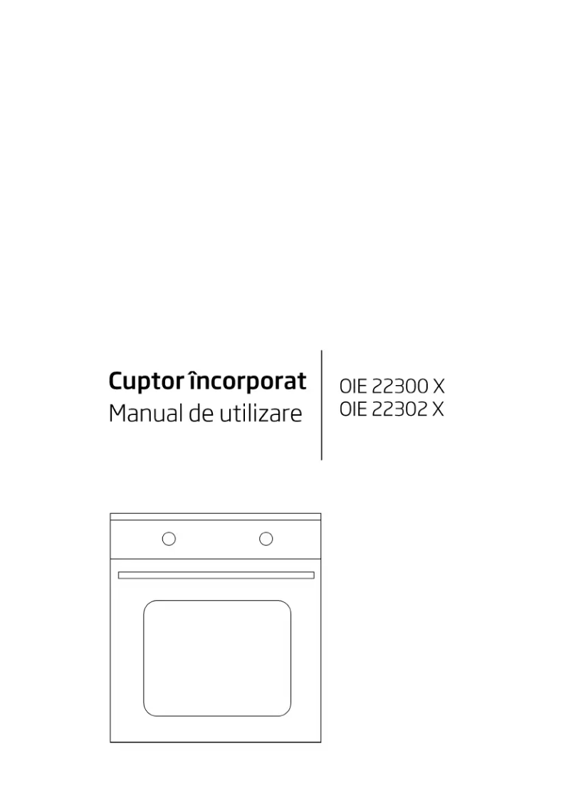 Image de la première page du manuel de l'appareil OIE 22302 X