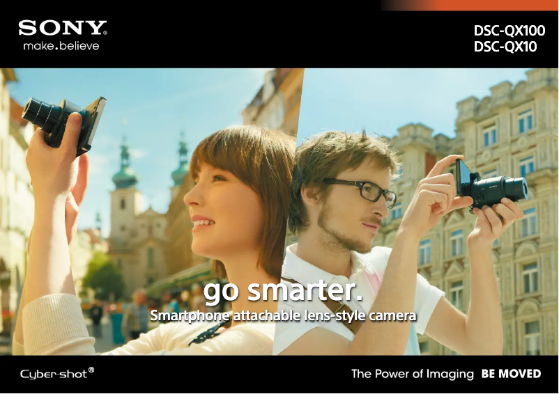 Page 1 de la notice Brochure Sony Cybershot DSC-QX10