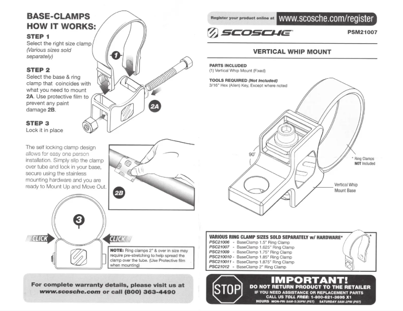 Image de la première page du manuel de l'appareil PSM21007