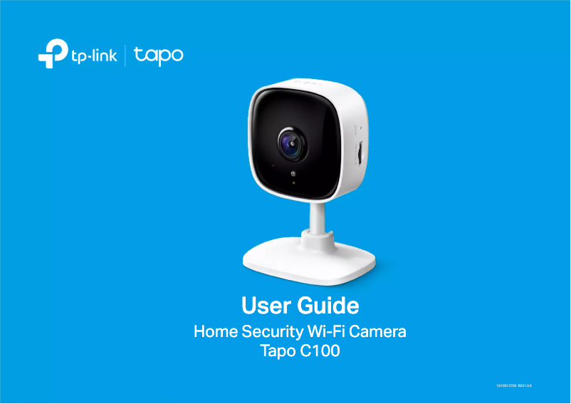 Page n°1 - Manuel utilisateur Tapo C100