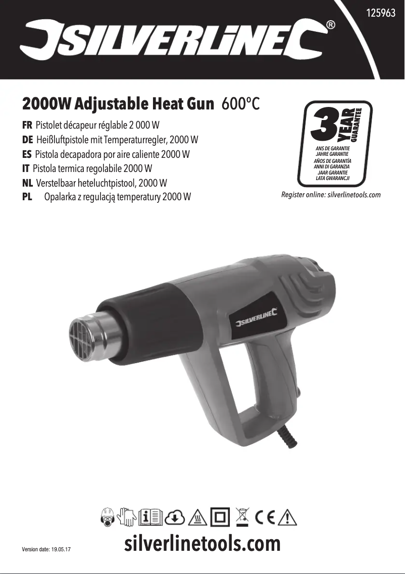 Page n°1 - Manuel utilisateur Silverline 125963