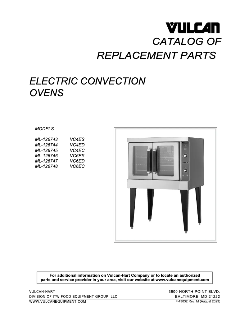 Page n°1 - Catalogue Vulcan VC44ED