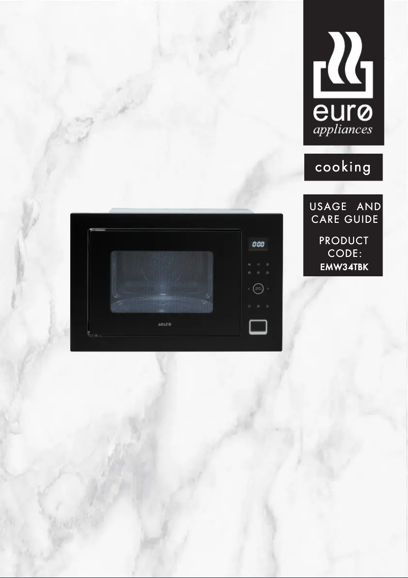 Page 1 de la notice Manuel utilisateur Euro Appliances EMW34TBK