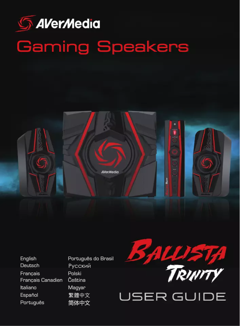 Page 1 de la notice Manuel utilisateur AVerMedia Ballista Trinity